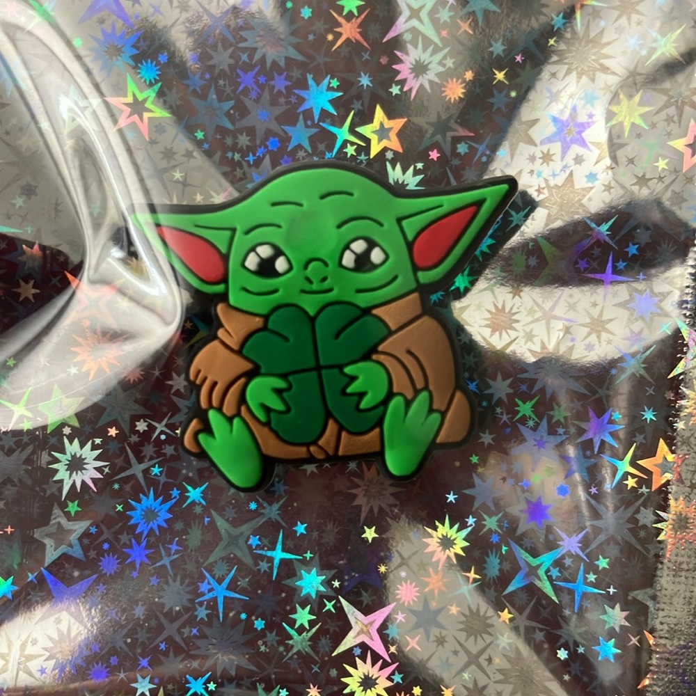 Yoda shoe charm for crocks or similar shoes